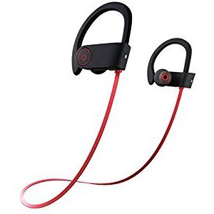 Otium Wireless Bluetooth Sports Headphones In-Ear Earbuds Sweatproof Earphones Stereo with Mic Bass Noise Cancelling Bluetooth V4.1 for iPhone Android Smartphones