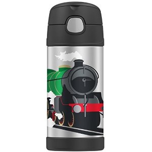 Thermos Funtainer 12 Ounce Bottle, Locomotive Train