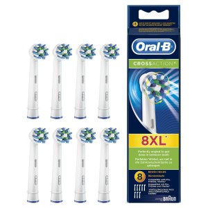 Oral-B CrossAction Electric Toothbrush Replacement Heads - 8 Counts