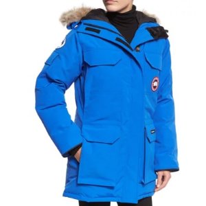 Canada Goose PBI Expedition Hooded Parka, Royal Blue @ Neiman Marcus