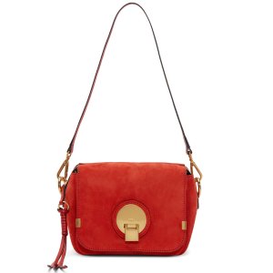 Chloé  Red Suede Small Indy Bag