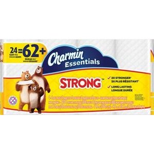13 X Charmin® Essentials Strong Toilet Paper 24 Giant Rolls