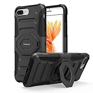 iPhone 7 Plus Case - MoKo Premium [Scratch-resistant] Full Body Rugged Cover with Kickstand