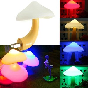 KINGSO Magic Mini Pretty Mushroom-Shaped Energy Saving LED Night Light
