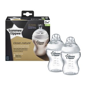 Tommee Tippee Closer to Nature Bottles, 9 Ounce, 2 Count