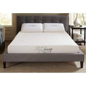 Nature's Sleep 8" Gel Infused Memory-Foam Mattress with Optional Foundation. 15-Year Limited Warranty