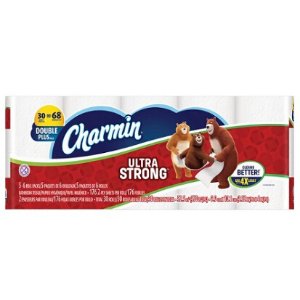 3包 Charmin 超强韧厕纸（共90卷）
