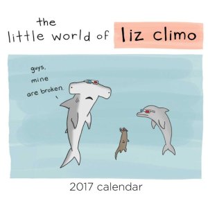 销量冠军！治愈系漫画The Little World of Liz Climo 2017版日历