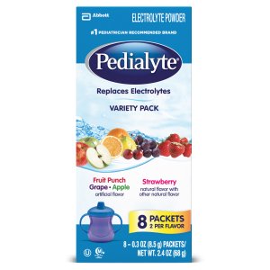 Pedialyte Powder Packs Variety, 0.3 Ounce (Pack of 8)