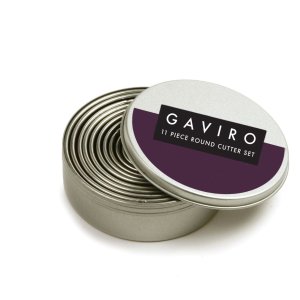 Gaviro 不锈钢圆形饼干十一件套模具