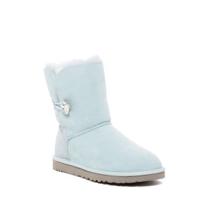 UGG Bailey Button Bling Genuine Shearling Boot