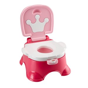 Fisher-Price Stepstool Potty, Blue and Pink
