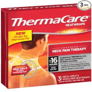 ThermaCare Air-Activated Neck, Wrist, & Shoulder Pain Therapy 3 Heat wraps ( Pack of 3)