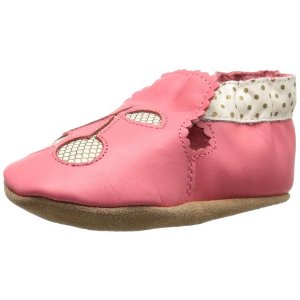 Robeez Cherry Soft Sole Crib Shoe (Infant)