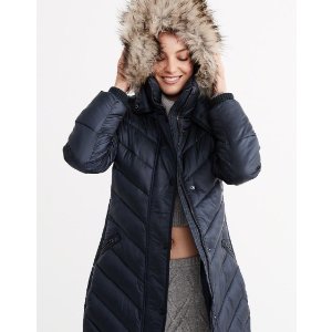 Abercrombie & Fitch QUILTED PARKA