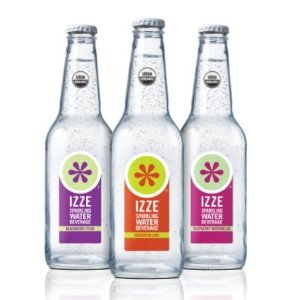 IZZE Organic Flavored Sparkling Water Beverage, 12 oz. Bottles, 3-Flavor, Variety Pack (12 Count)