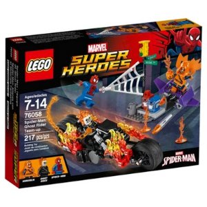 LEGO 超级英雄系列 蜘蛛侠 恶灵骑士集结 76058
