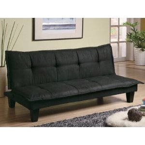 Coaster Contemporary Sofa/Bed, Black