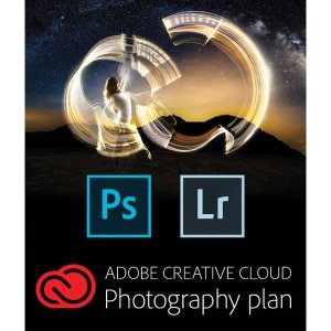 1-Year Adobe Creative Cloud Photography Plan: Photoshop CC & Lightroom (PC/Mac)