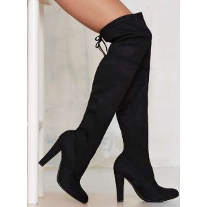 Steve Madden Rear Tie-Up Over-The-Knee Boots @ Saks Off 5th