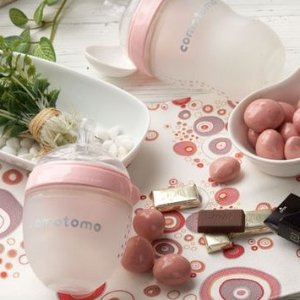 Comotomo 妈妈乳感硅胶奶瓶250ml两只装-粉色