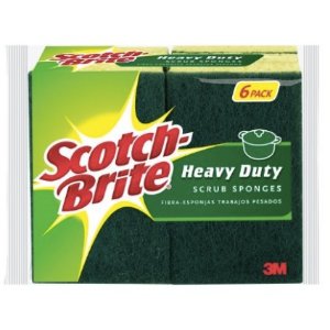Scotch-Brite Heavy Duty Scrub Sponge, 6-Count