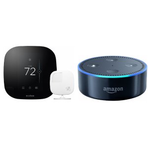 ecobee3 Programmable Touch-Screen Wi-Fi Thermostat + FREE Amazon Echo Dot