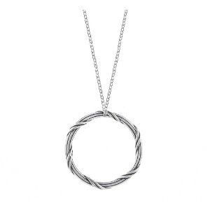 for The Ribbon & Reed Circle Pendant Necklace @ Peter Thomas Roth Fine Jewelry