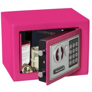 Honeywell - 0.17 Cu. Ft. Security Safe, Variety of Colors