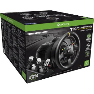 Thrustmaster TX 28GT 限订版真皮赛车游戏方向盘（PC/Xbox One）