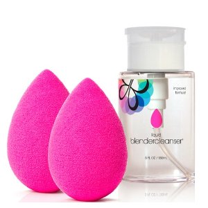 Beauty Blender Duo with Liquid Blender Cleanser