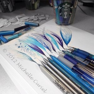 Uni Ball Signo Gel RT Roller Ball Retractable Gel Pen Blue Ink Medium Dozen