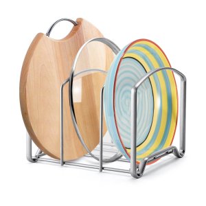 Pan Rack, X-Chef Kitchenware Potlid Rack Pantry Rack 3 Compartments