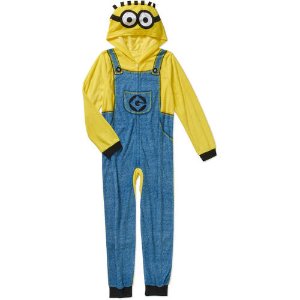 Boys Licensed Hooded Pajama Onesie Union Suit, Available in 8 Characters