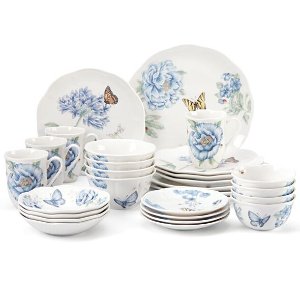 Lenox Butterfly Meadow Blue 28-piece Dinnerware Set