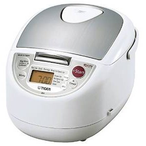 Tiger JBA-T18U-WU 10-Cup (Uncooked) Micom Rice Cooker with Food Steamer & Slow Cooker