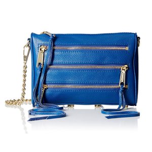 Rebecca Minkoff Mini 5-Zip Convertible Cross-Body Handbag
