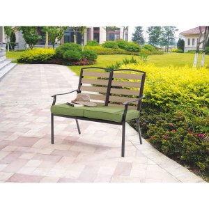 Mainstays Bryant Meadows 2-Seat Cushion Bench