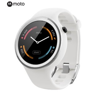 Moto 360 Sport Smartwatch (White)