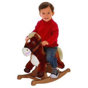 Rockin' Rider Brown Rocking Pony @ Amazon