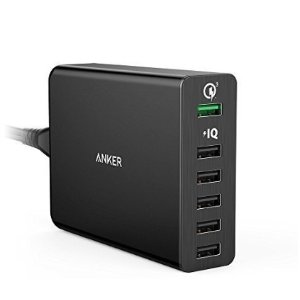 Anker Quick Charge 3.0 PowerPort+ 6 with Power IQ