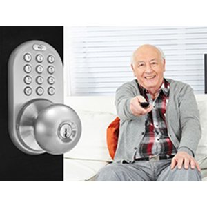 3-In-1 Remote Control & Touchpad Doorknob
