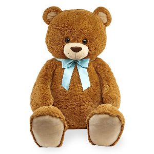Toys R Us Animal Alley 42 inch Stuffed Bear with Bow - Brown