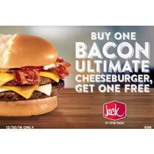 Printerable Coupon for Bacon Ultimate Cheeseburger Today Only @ Jack in the Box