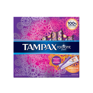 Tampax Radiant Plastic Tampons 丹碧丝光芒系列