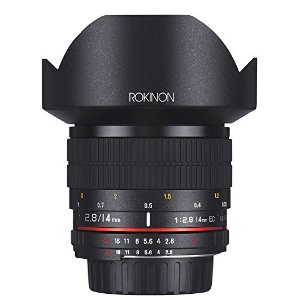 Rokinon FE14M 14mm F2.8 定焦广角镜头 佳能，尼康，索尼E-mount卡口可选