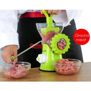 Deik Manual Kitchen Meat Grinder Hand Crank Mincer and Pasta Maker