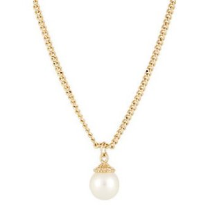 JULES SMITH Pearl-Bead Pendant Necklace