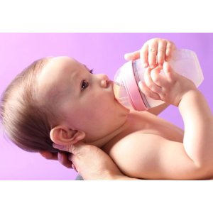 Comotomo Natural Feel Baby Bottle, Pink, 8 Ounces
