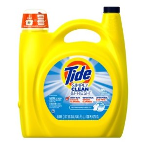 Tide Simply Clean & Fresh Liquid Laundry Detergent, Refreshing Breeze, 138 Oz, 89 Loads